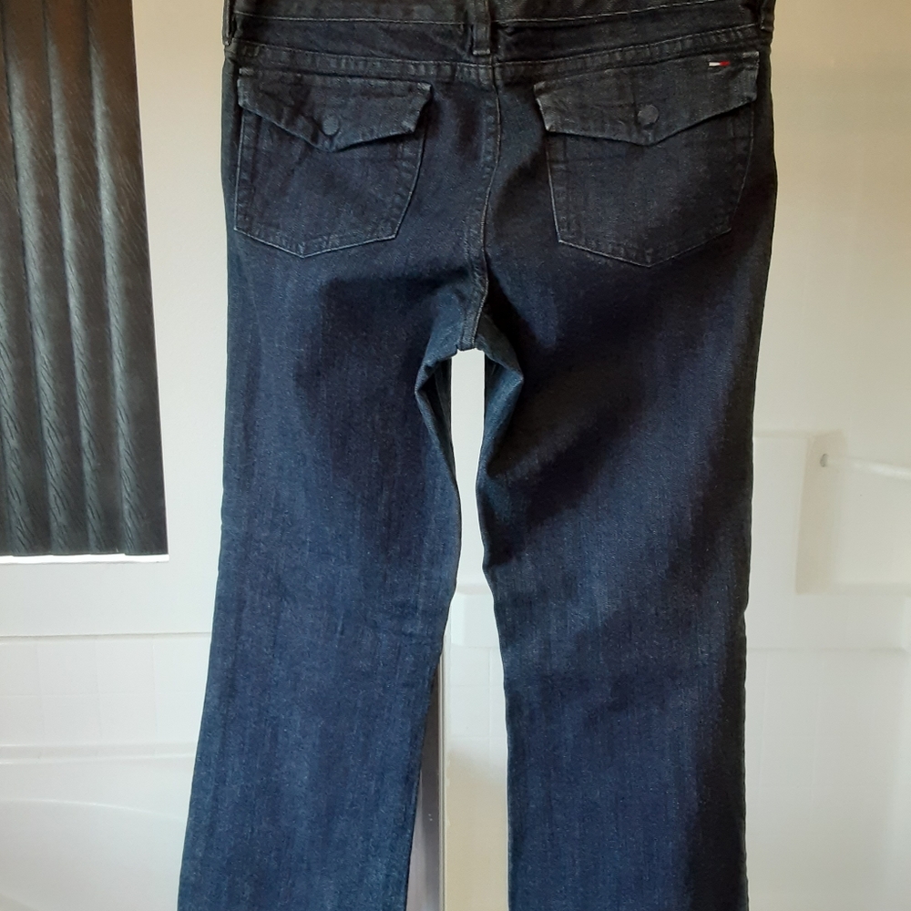 Tommy Hilfiger dark wash fitted denim jeans